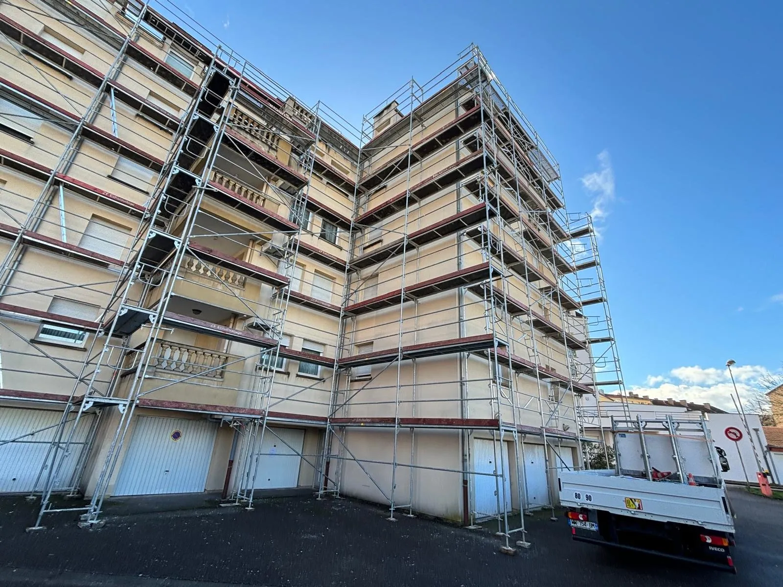Échafaudage monté par ZF Échafaudages sur un chantier en Moselle — photo 1