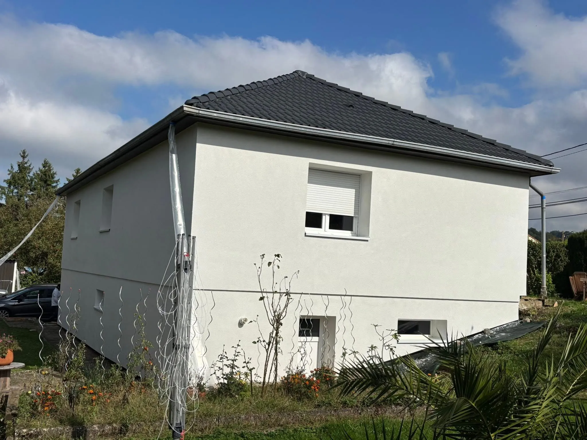 Chantier d'isolation thermique par l'extérieur réalisé par ZF Façade en Moselle — photo 20