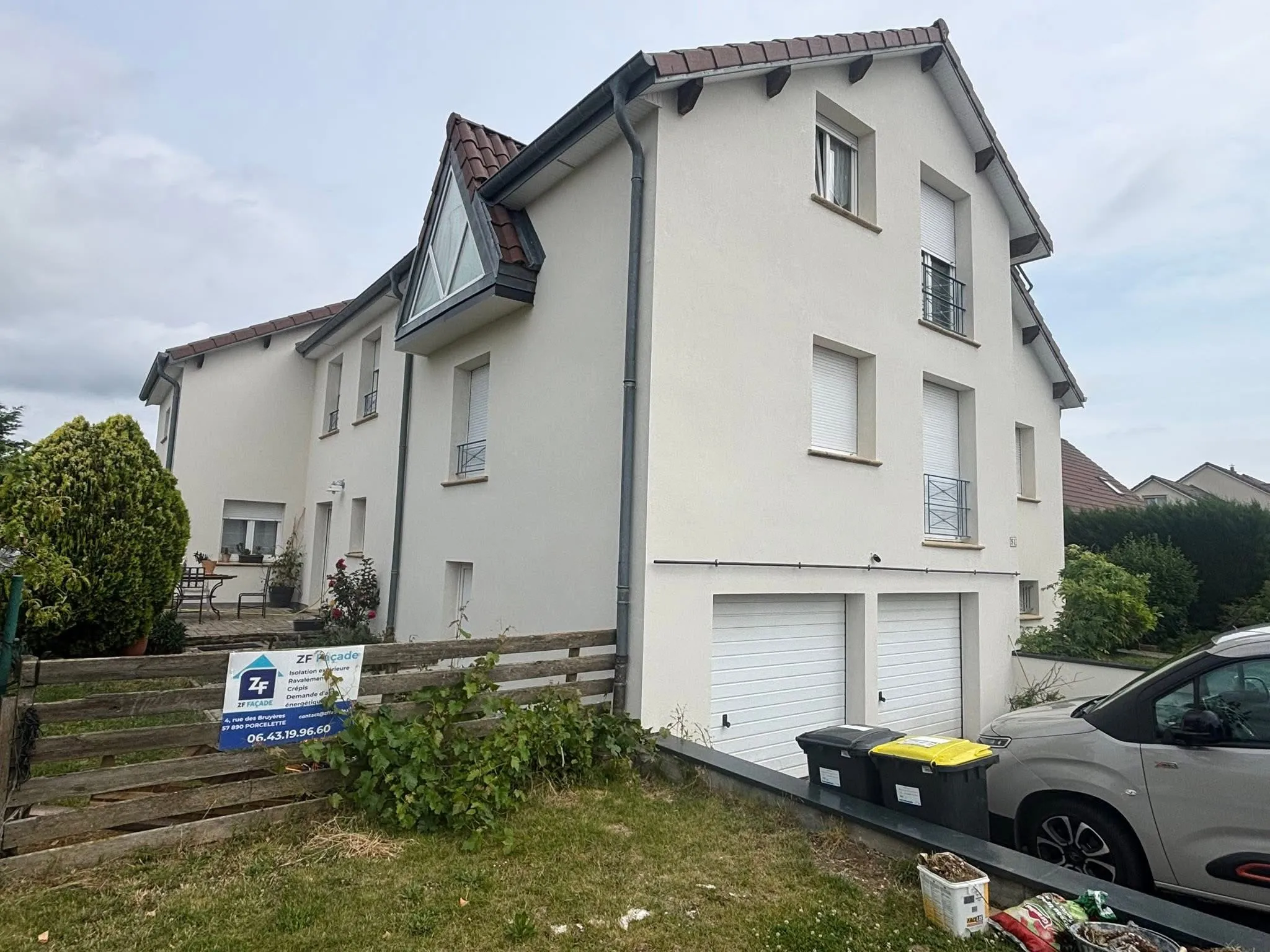 Chantier d'isolation thermique par l'extérieur réalisé par ZF Façade en Moselle — photo 45